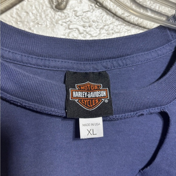 Harley-Davidson woman's  Navy Blue Graphic T-Shirt - Picture 3 of 3